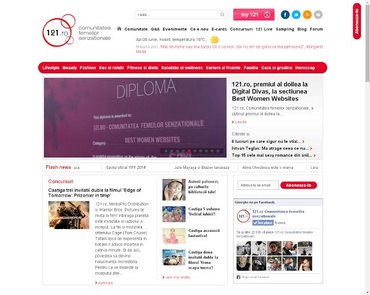 121.ro a obţinut premiul al doilea la Digital Divas, la secţiunea Best Women Websites 