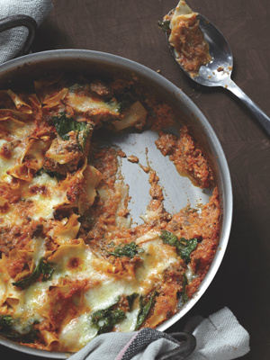 O lasagna...in tigaie!