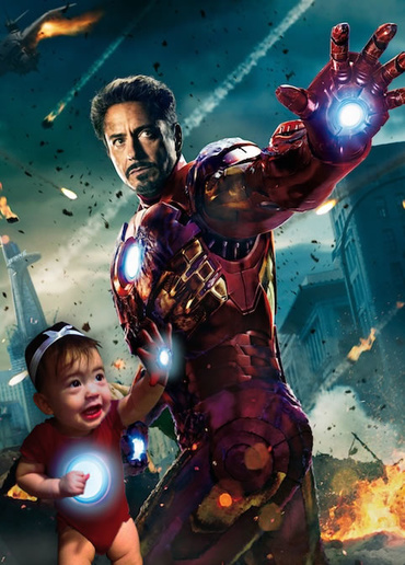 Bebelus hilar in scene de film