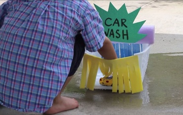 Idei distractive pentru vara...cu bureti!