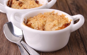 Desert fara zahar pentru bebelusi: budinca cu mere