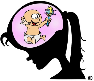 Celule ale bebelusului traiesc in creierul mamei