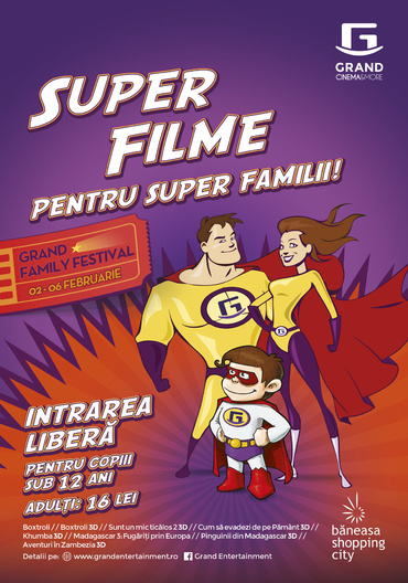 Filme gratuite pentru copii la Grand Cinema & More
