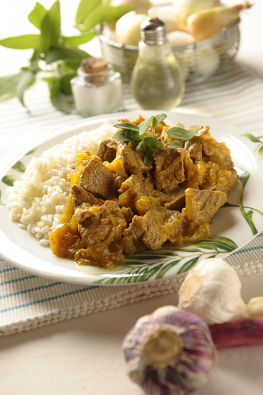 Curry de miel cu coriandru si caju