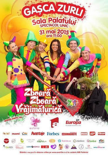 Castiga o invitatie dubla la spectacolul Zurli de la Sala Palatului