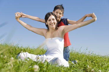 Divortata, cu un copil. Fericita.