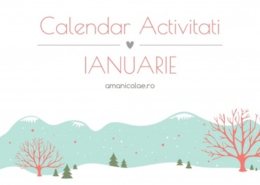 Calendar Activitati – Ianuarie