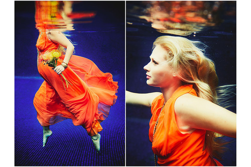 Fotografii de sarcina sub apa