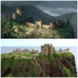 Castelul din Neinfricata – Castelul Dunnottar (Anglia) 
