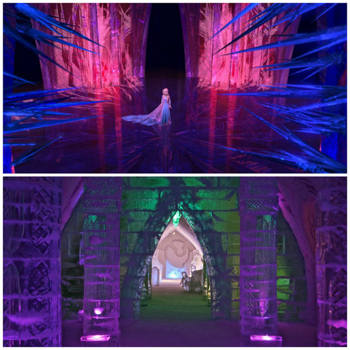 Palatul Elsei din Frozen – Hotel de Glace (Canada)