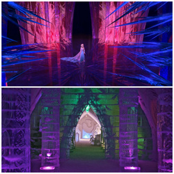 Palatul Elsei din Frozen – Hotel de Glace (Canada) 