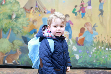 Printul George a inceput primul an de gradinitia