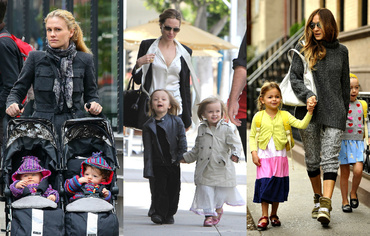 Gangureli la dublu! Vedete care au gemeni