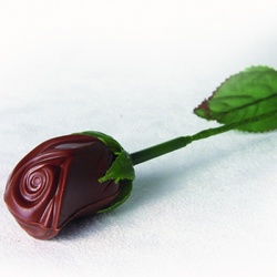 Trandafir din ciocolata