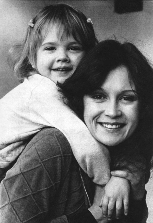 Drew Barrymore și mama sa, Jaid.