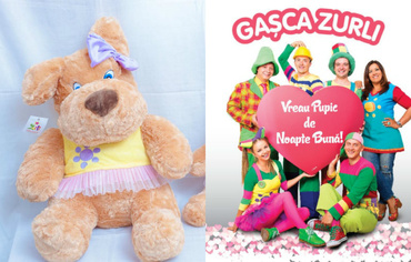 CONCURS! Câștigă un cățel de pluș Tashu / Tasha și un DVD marca Zurli