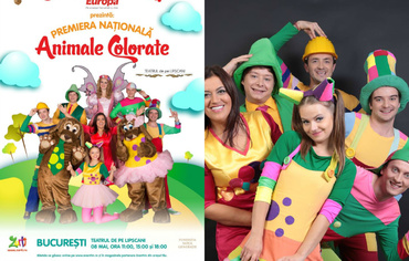 CONCURS! Câștigă o invitație la cel mai nou spectacol marca Zurli, „Animale colorate”