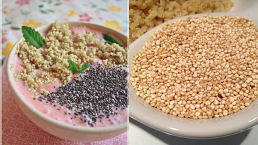 Quinoa cu căpşuni şi iaurt