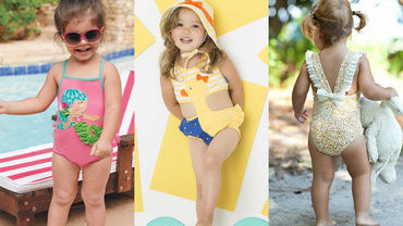 Garderoba de vară: Costume de baie pentru fetiţe