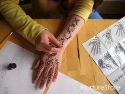 Pictura cu hena