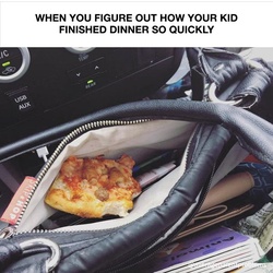 Când te întrebi cum a terminat atât de repede de mâncat...