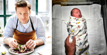 Jamie Oliver, tătic pentru a cincea oară!