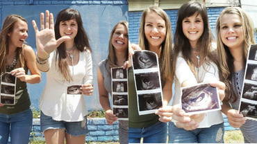 Anunț de sarcină special: 3 surori, însărcinate în același timp