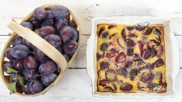 Răsfăț de toamnă: Clafoutis de prune